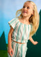Conjunto pantalón largo y camiseta rayas niña Ref. 3560-044