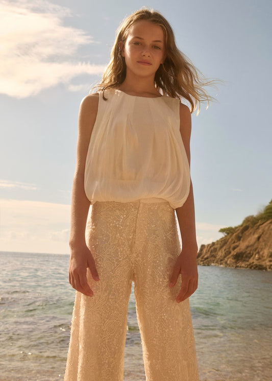 ABEL&LULA Conjunto pantalón lentejuelas niña Ref. 5214-002