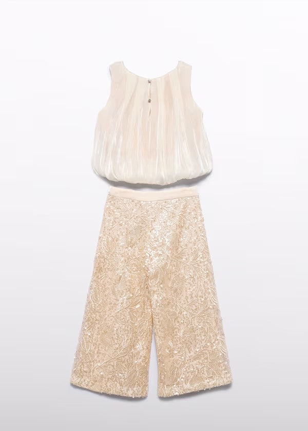 ABEL&LULA Conjunto pantalón lentejuelas niña Ref. 5214-002