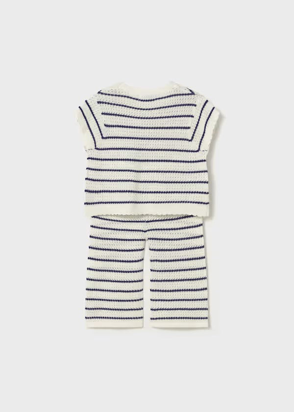 Conjunto pantalón y camiseta corazones bebé Ref. 1516-026