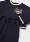 Conjunto pantalón y jersey bordado bebé Ref. 2558-037