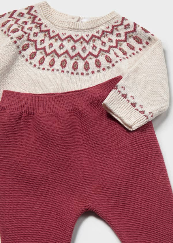 Conjunto polaina y jersey recién nacido Ref. 16-02505-066