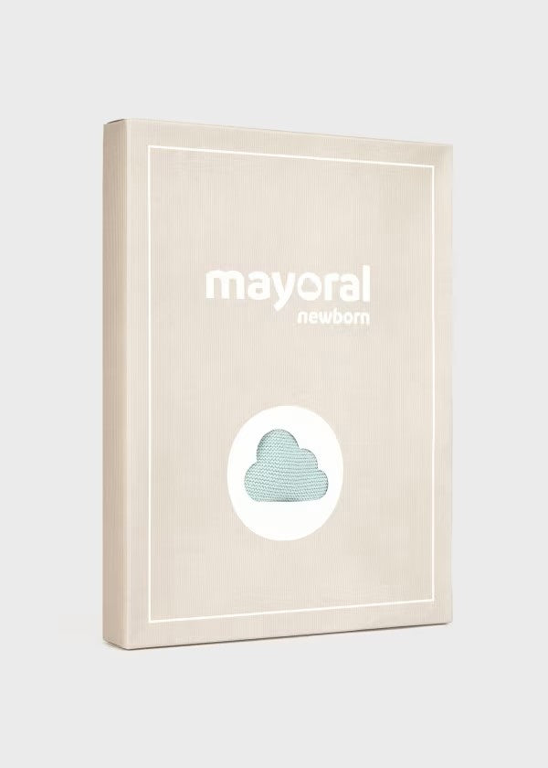 Conjunto polaina y jersey tricot recién nacida Ref. 1587-096