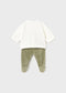 Conjunto polaina y sudadera recién nacida Ref. 2555-060