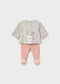 Conjunto polaina y sudadera recién nacida Ref. 2515-014