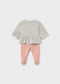 Conjunto polaina y sudadera recién nacida Ref. 2515-014