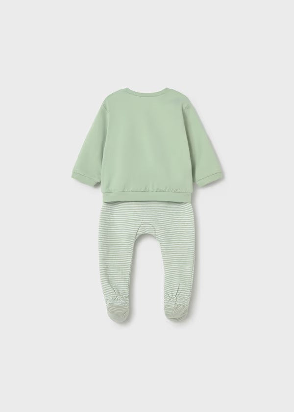 Conjunto polaina y sudadera recién nacido Ref. 1599-024