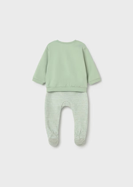 Conjunto polaina y sudadera recién nacido Ref. 1599-024