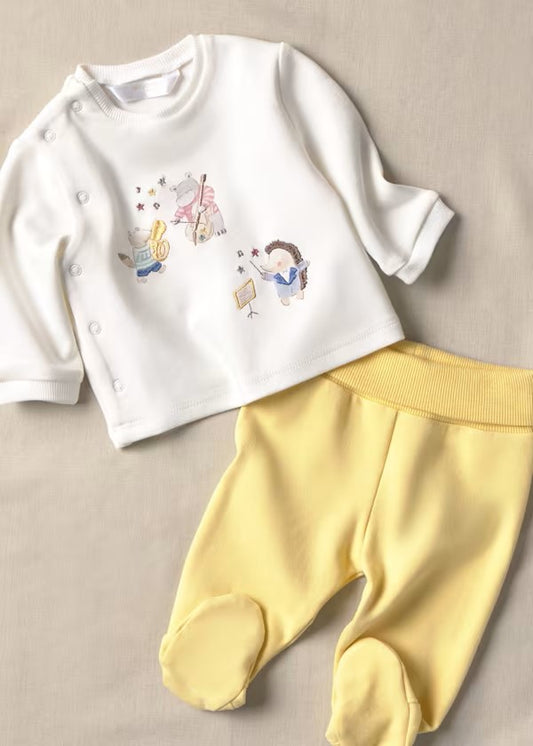 Conjunto polaina y sudadera recién nacido Ref. 2520-081
