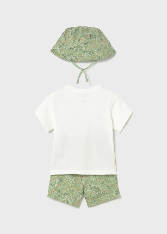 Conjunto punto 3 piezas con gorro bebé Ref. 1667-081