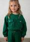 Conjunto sudadera bolsillos y pantalón niña Ref. 4816-077*