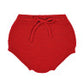 Conjunto de punto bobo y lazo terciopelo rojo 55811010-550