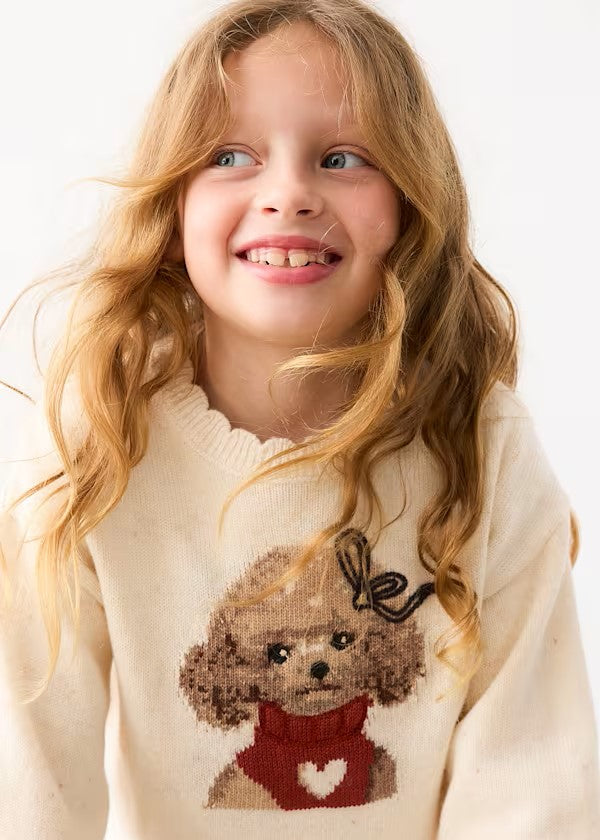 Jersey intarsia niña Ref. 4315-036