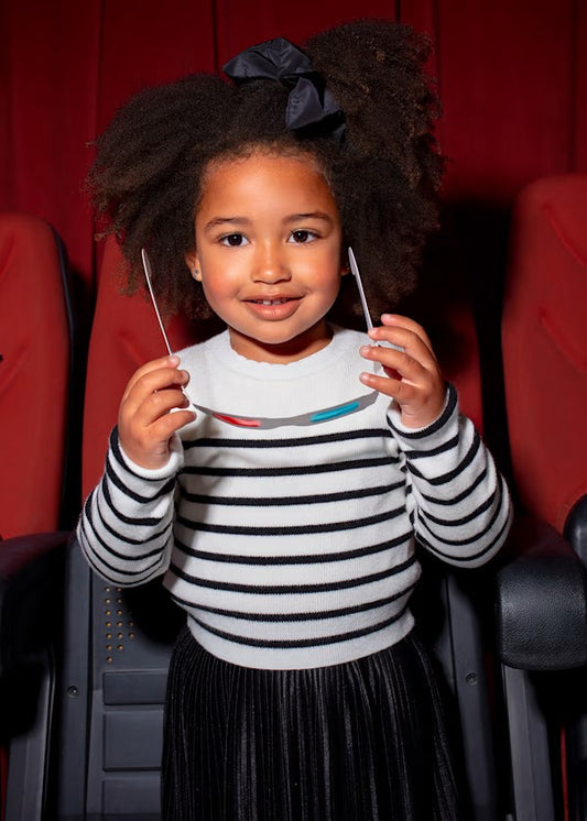 Jersey tricot rayas niña Ref. 4014-018