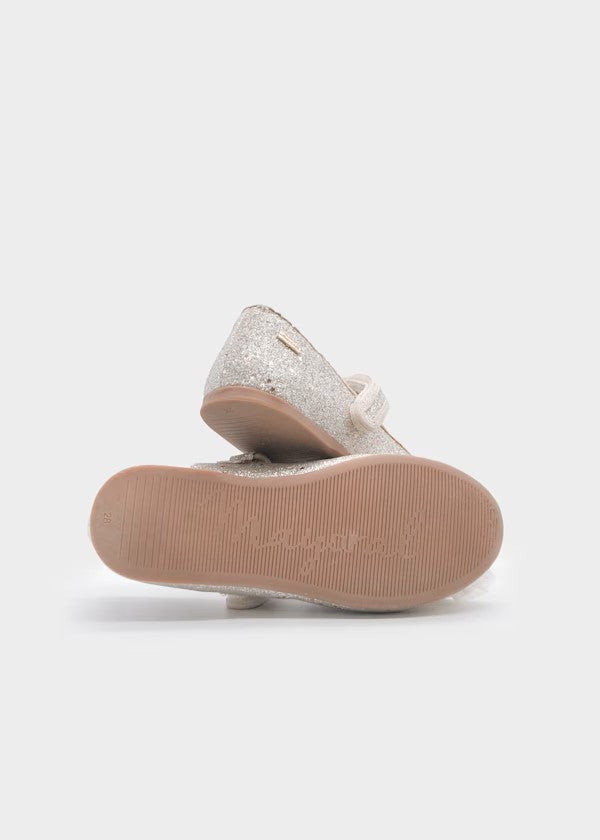 a, Mercedita purpurina lazo niña  GDE Ref. 46552-017 Perla