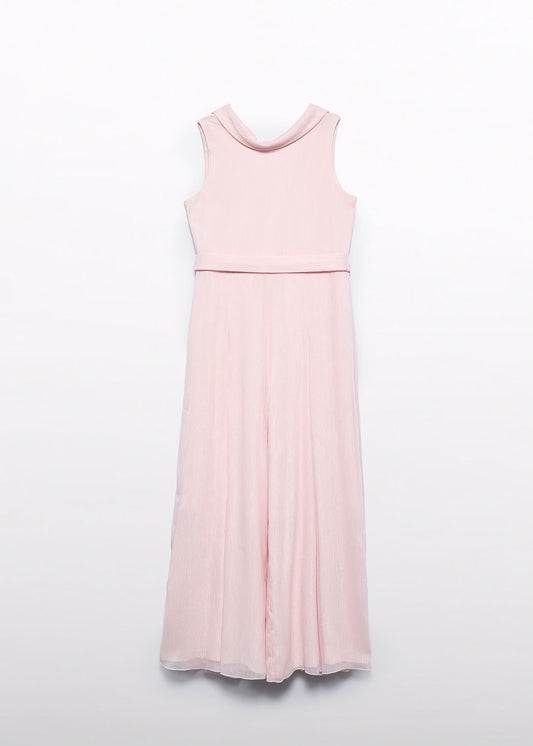 Abel&Lula Mono largo gasa bambula niña Ref. 5220-010 color Rosa Peonia