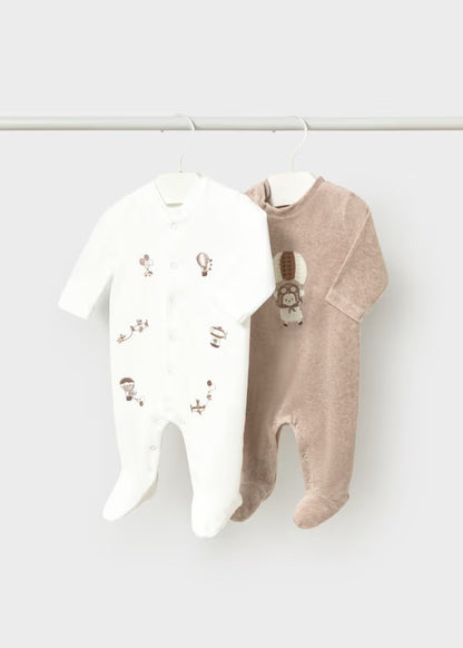 Pack 2 pijamas recién nacido Ref. 2763-075