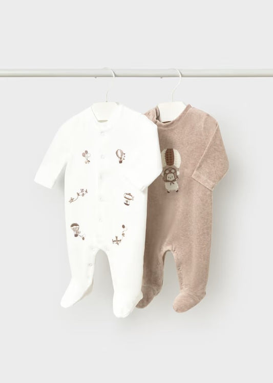 Pack 2 pijamas recién nacido Ref. 2763-075