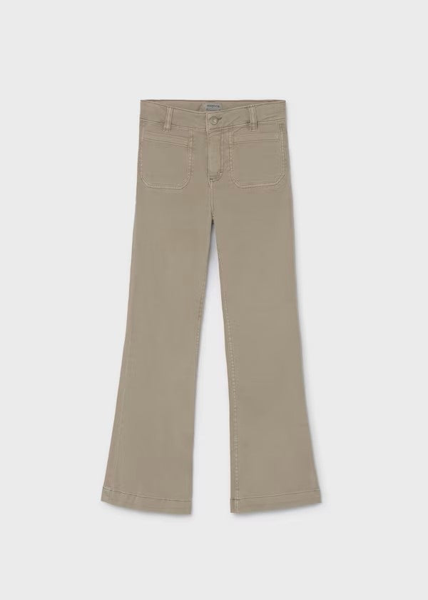 Pantalón flare sarga chica Ref. 7501-079