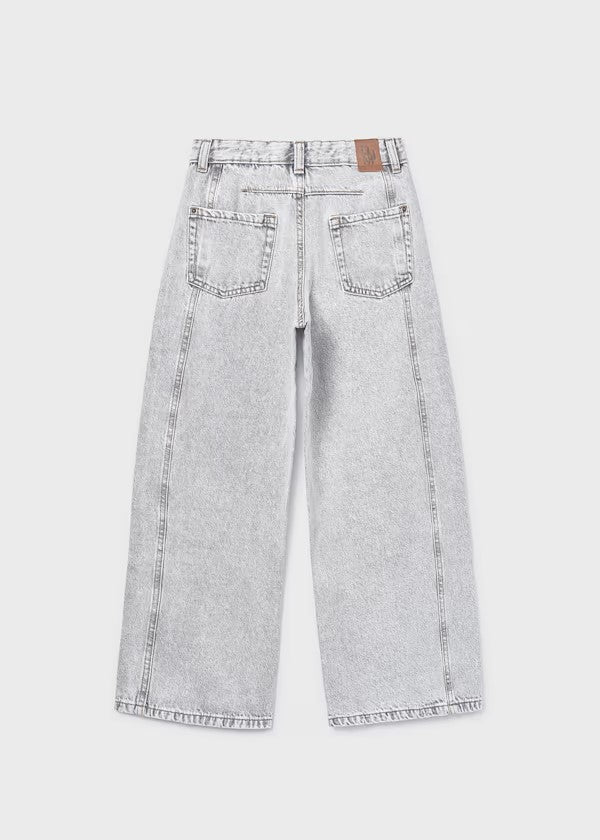 Pantalón largo vaquero wide leg chica Ref. 6552-016