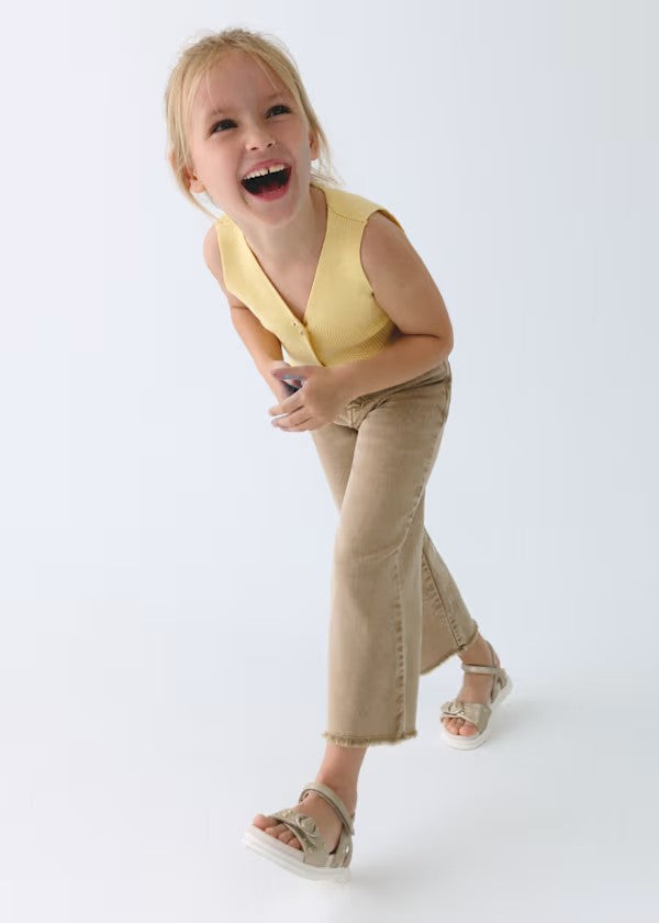 Pantalón sarga wide leg niña Ref. 3588-025