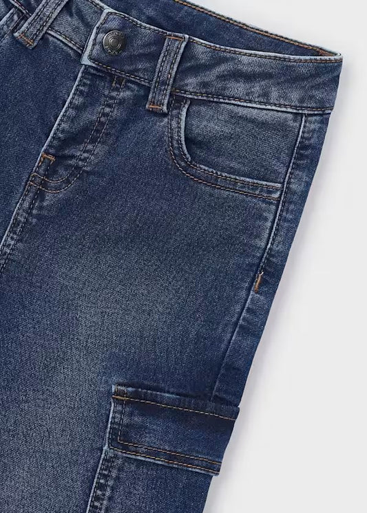 Pantalón vaquero cargo niño Ref. 4510-059