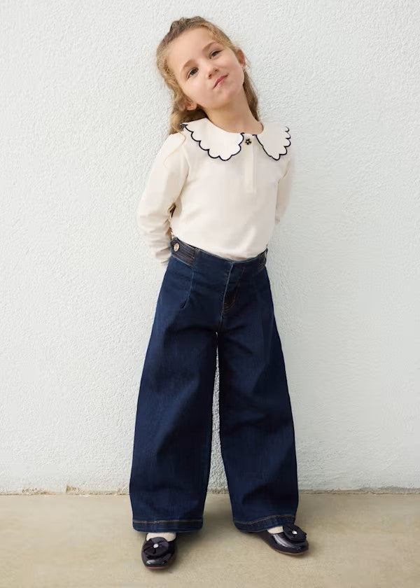 Pantalón vaquero wide leg niña Ref. 4523-061*
