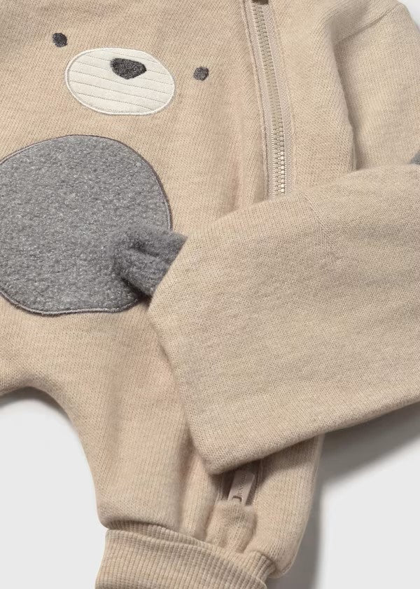 Pelele animalito con gorro recién nacido Ref. 2613-050 Cereal vigore