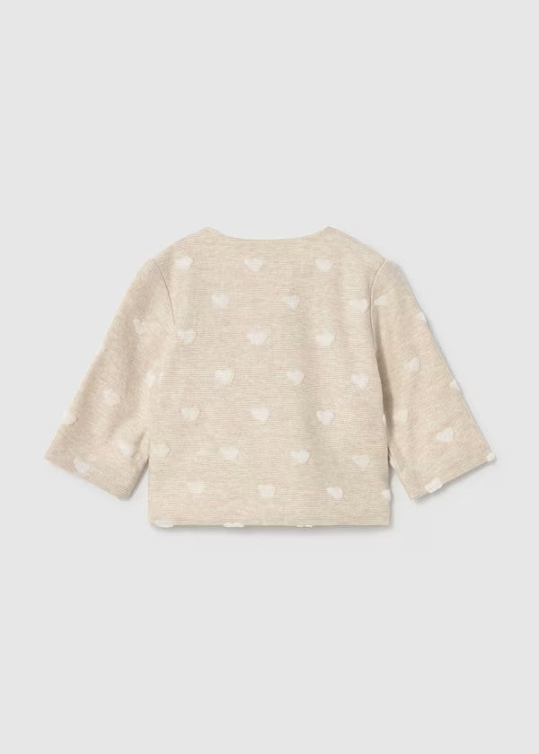 Pelele peto con chaqueta estampada recién nacido Ref. 2657-004