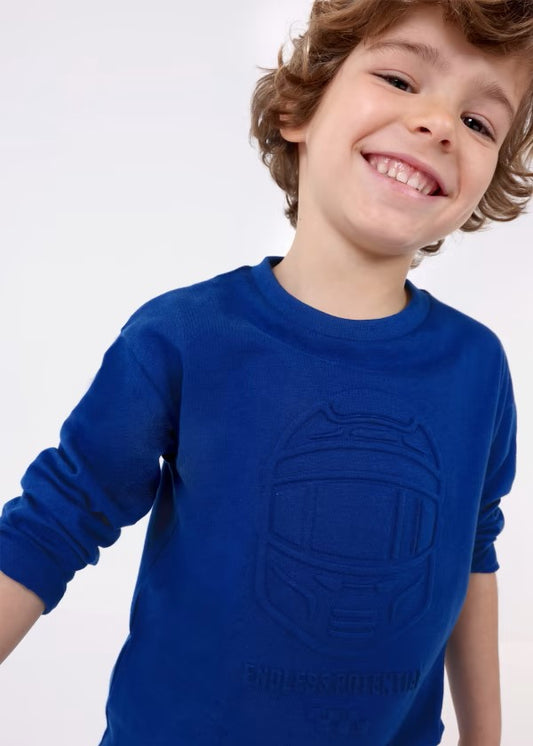 Playera relieve Better Cotton niño Ref. 4020-31