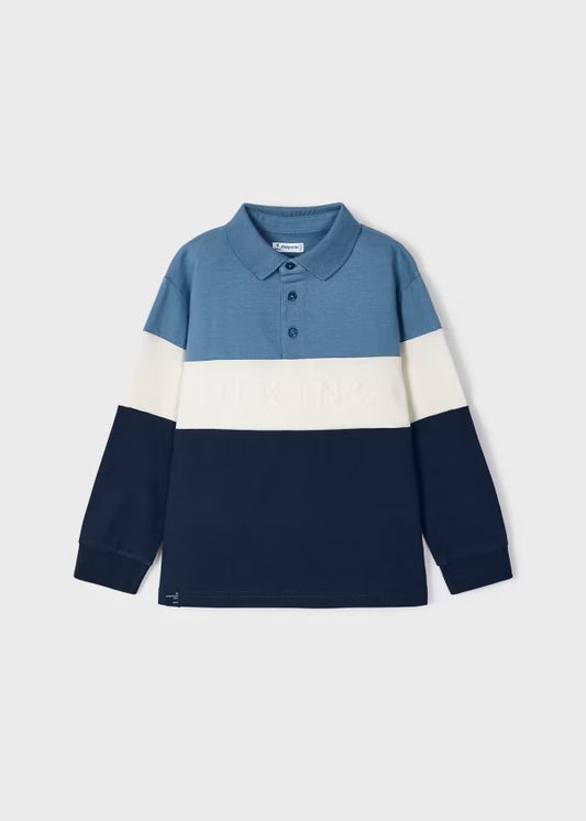 Polo color block Better Cotton niño Ref. 4104-047