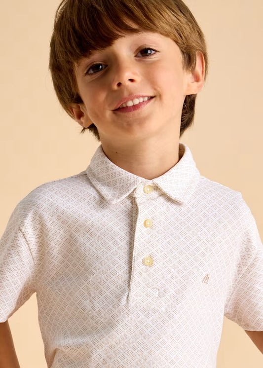 Polo estampado geométrico niño Ref. 3101-039