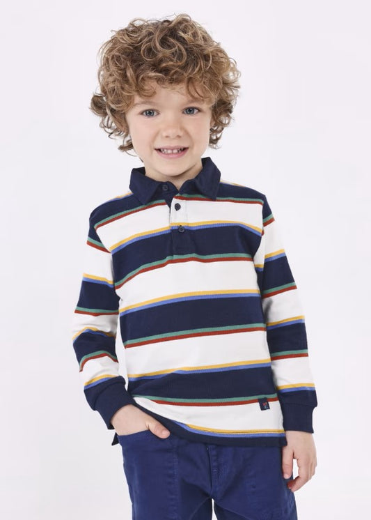 Polo rayas Better Cotton niño Ref. 4102-037