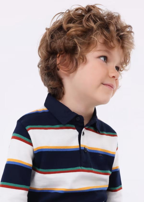 Polo rayas Better Cotton niño Ref. 4102-037