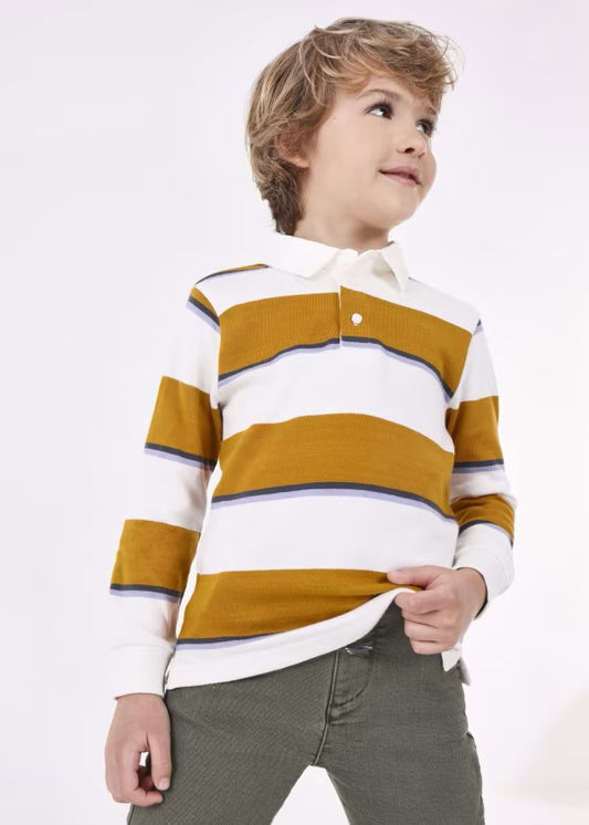 Polo rayas Better Cotton niño Ref. 4102-038