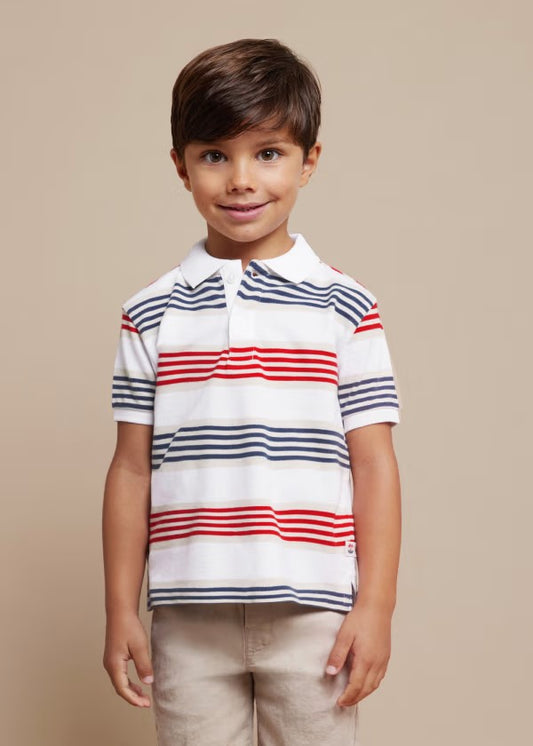 Polo rayas Better Cotton niño Ref. 3108-042