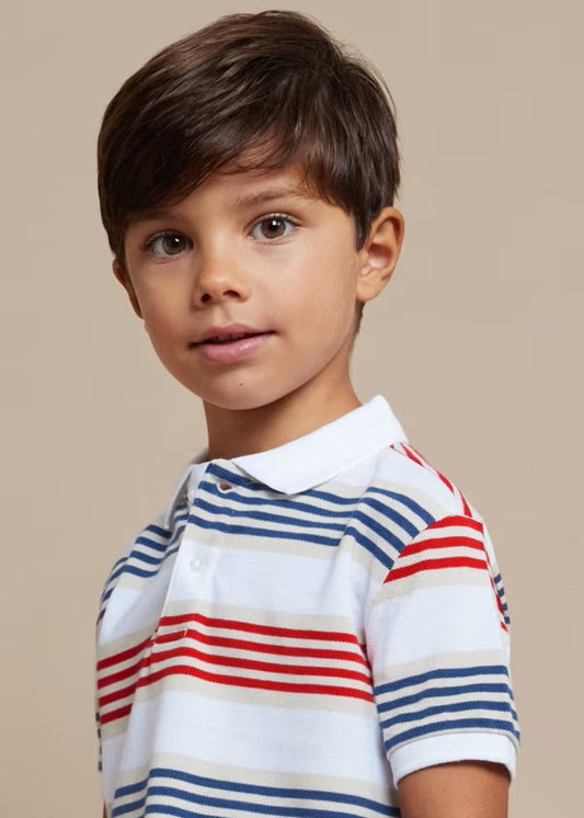 Polo rayas Better Cotton niño Ref. 3108-042