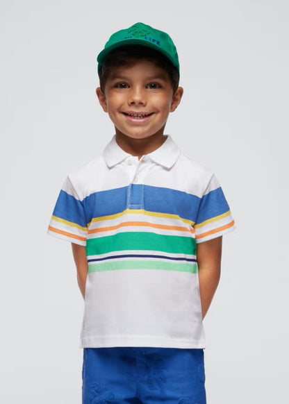 Polo rayas posicionadas Better Cotton niño Ref. 3104-076