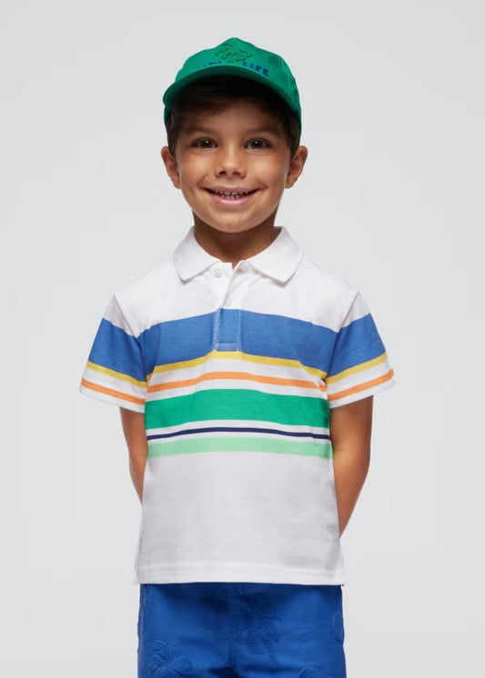 Polo rayas posicionadas Better Cotton niño Ref. 3104-076