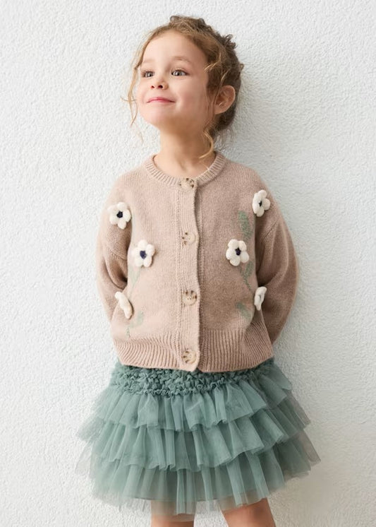 Rebeca tricot flores niña Ref. 4323-087