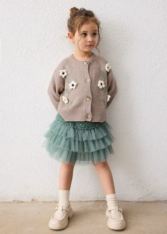Rebeca tricot flores niña Ref. 4323-087