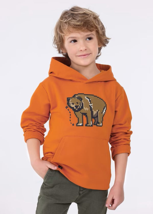 Sudadera aplique engomado niño Ref. 4422-089