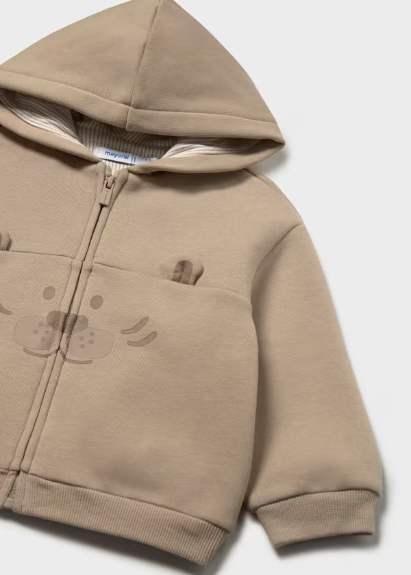 Sudadera cremallera interactiva animalitos bebé Ref.2430-087