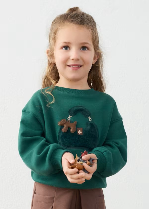 Sudadera perrito niña Ref. 4407-079*