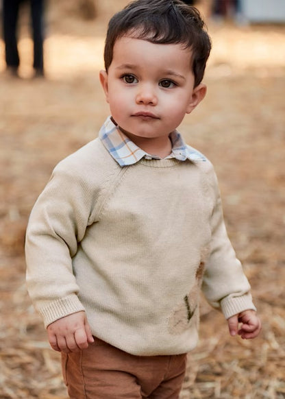 Suéter intarsia animal unisex bebé Ref. 2345-022