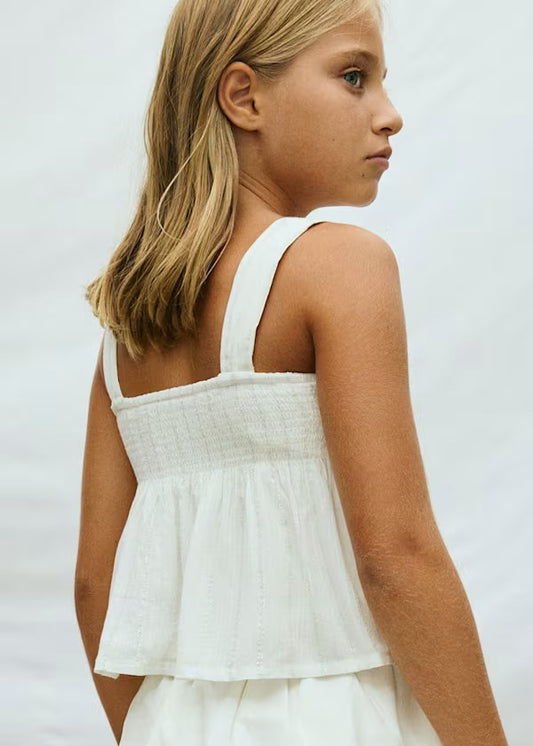 Top hilo metalizado lazo chica Ref. 6019-095