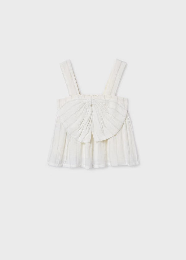 Top hilo metalizado lazo chica Ref. 6019-095