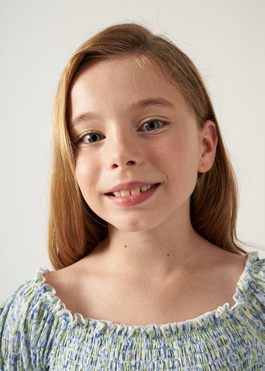 Top punto smock chica Ref. 6104-14