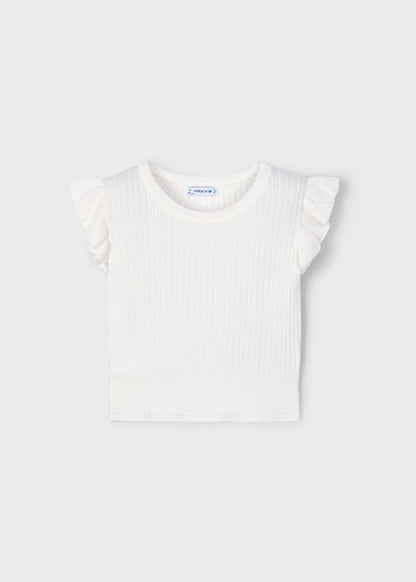 Top tricot canalé niña Ref. 3024-057