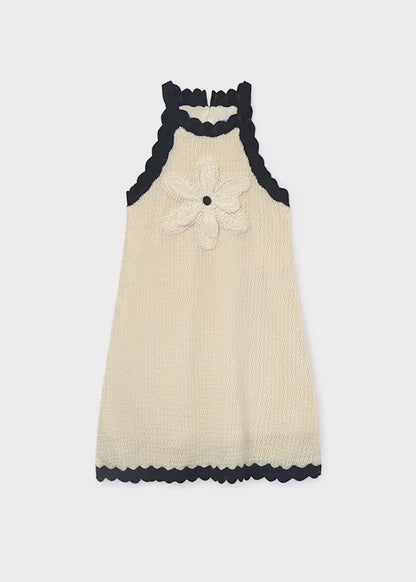 Vestido aplique flor chica Ref. 6911-035